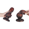 Bad Demon Plug Skullis XS 9 x 4 cm Rouge-Noir
